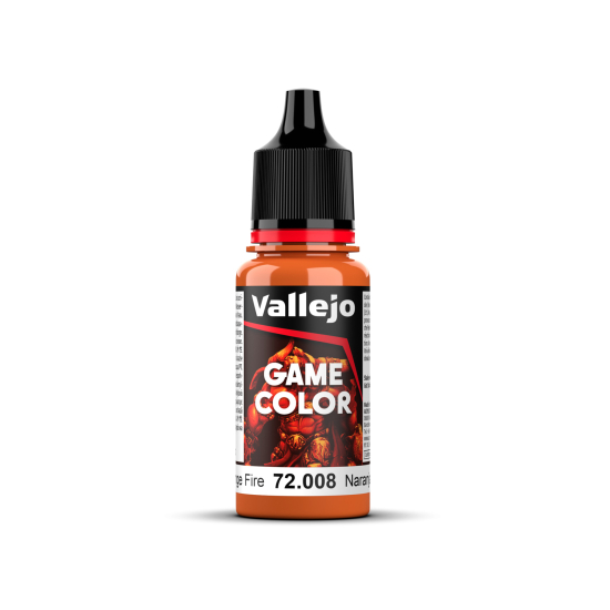 Vallejo Game Color 72.008 Orange Fire , 18 ml